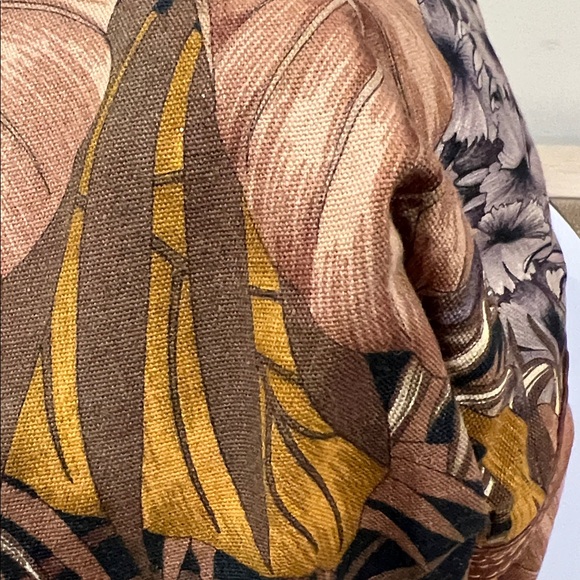 Salvatore Ferragamo Jungle Print with Leopard Brown & Yellow EUC - Picture 13 of 16